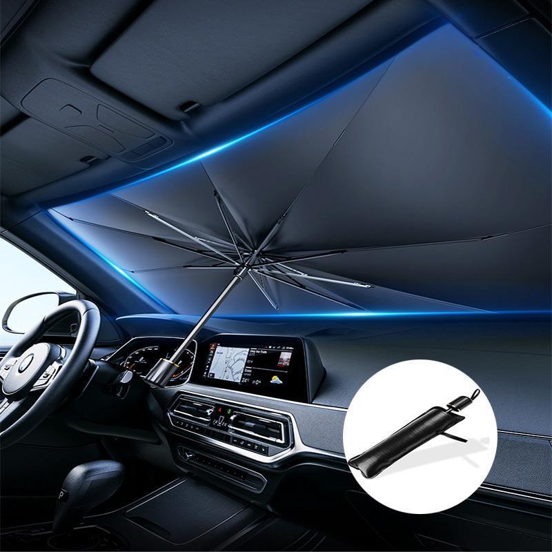 [Buy 1 Get 1 Free] Foldable Anti-UV Windshield Sunshade, Multipurpose Car Front Window Heat Protective Umbrella