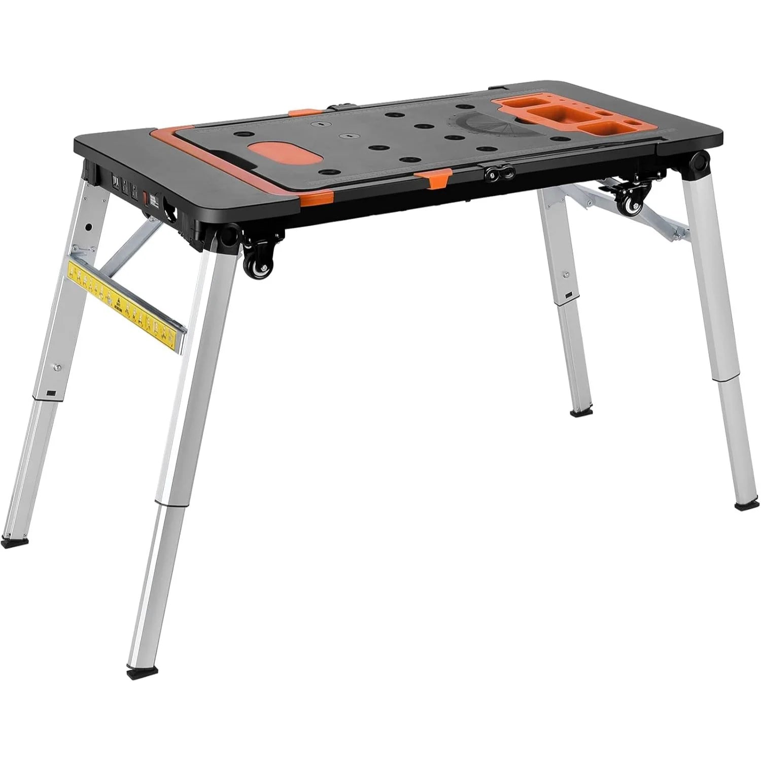 7-in-1 Rolling Foldable Workbench with Storage